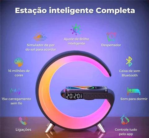 Luminária, Falante E Carregador Automático G-speaker Smart S