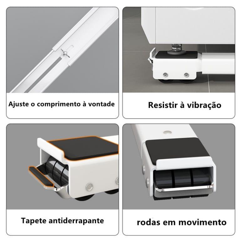 ProSlide Base Suporte com Rodinha P/ Geladeira e Máquina de Lavar